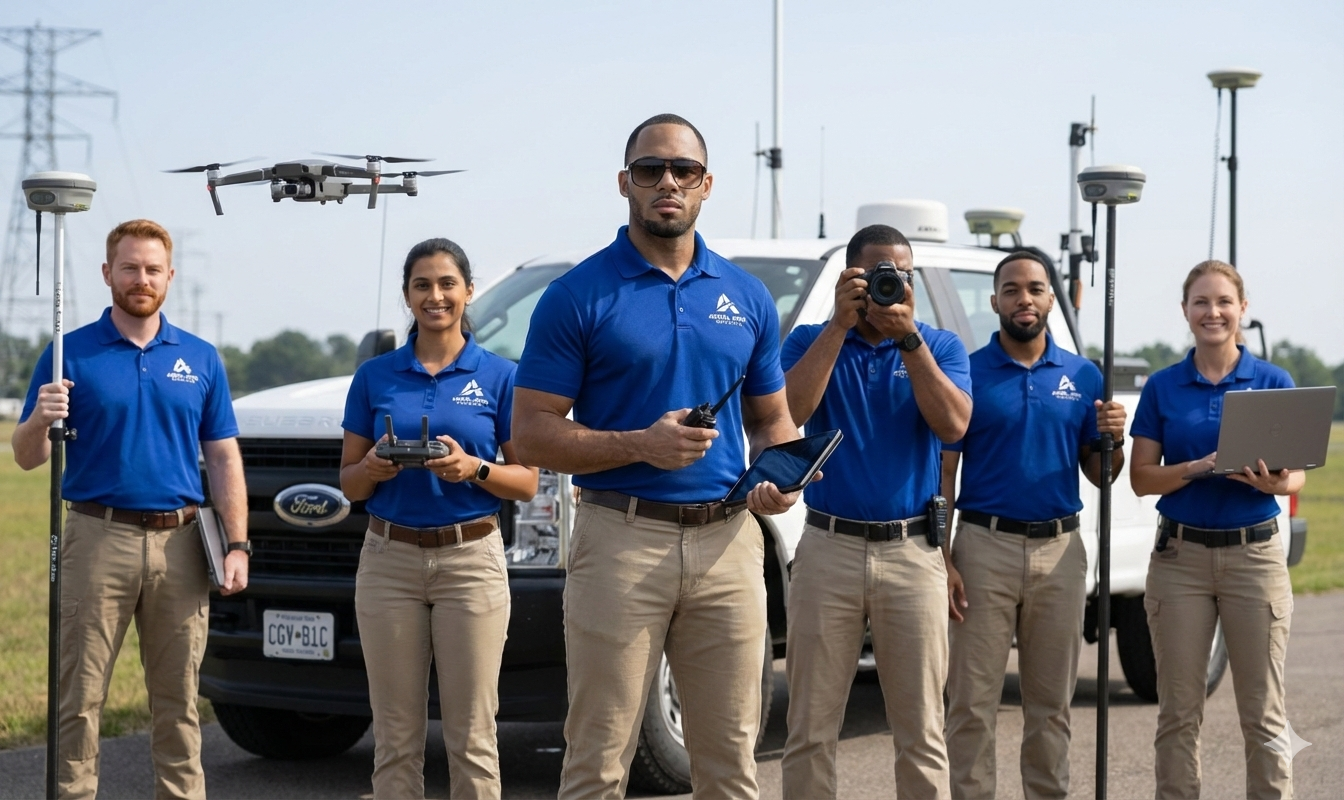 Drone operator conducting aerial capture